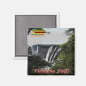 zZW005 VICTORIA秋、ジンバブエ、アフリカ、冷蔵庫 マグネット (正面/裏面)