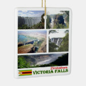 zZW008 VICTORIA秋,モザイク,ジンバブエ, セラミックオーナメント (右)