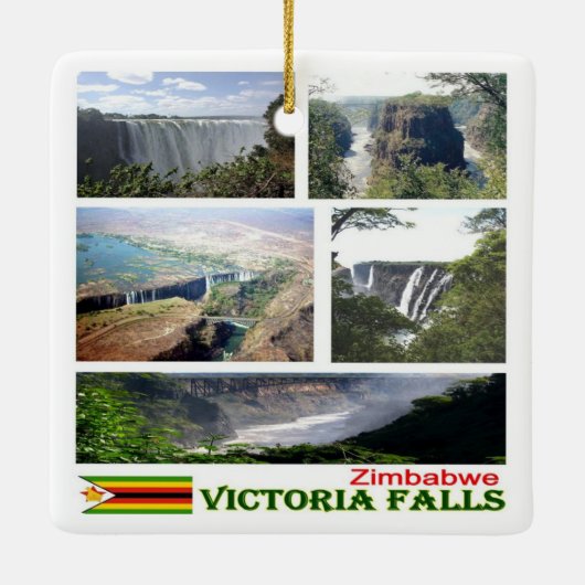 zZW008 VICTORIA秋,モザイク,ジンバブエ, セラミックオーナメント (裏面)