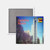 zZW013 HARARE,ジンバブエ,アフリカ,冷蔵庫 マグネット (正面/裏面)