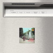 zZW014 HARARE，ジンバブエ，アフリカ，冷蔵庫 マグネット (インサイチュ (食洗機))