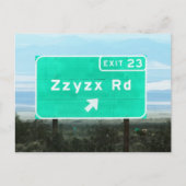 Zzyzx Rd.Exit ポストカード (正面)