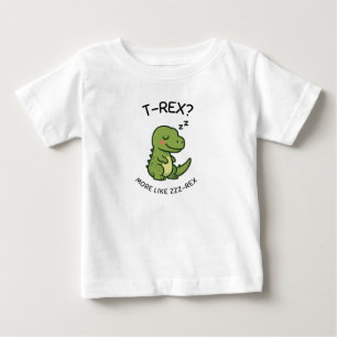 Zzz-レックスと同様のT-レックス ベビーTシャツ
