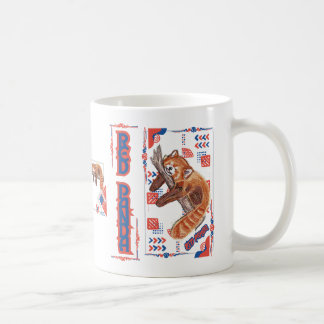 "Zzz"赤パンダ コーヒーマグカップ