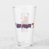 "Zzz"赤パンダ タンブラーグラス (正面)