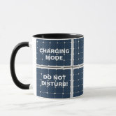 おもしろいな太陽エネルギーのパネルのイメージ コーヒーマグカップ | Zazzle.co.jp