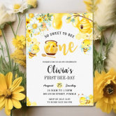 So Sweet To Bee One 1st Bee Day誕生日 招待状 | Zazzle.co.jp