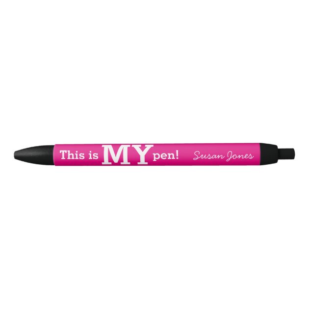 これは私のペンユニークとオフィおもしろいスギフトピンクです 黒