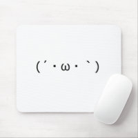 しょぼーん(´・ω・｀) マウスパッド | Zazzle.co.jp