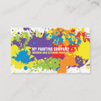 の絵画会社、画家、アーティスト、名刺 名刺 | Zazzle.co.jp