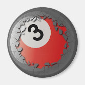 Number 27ビリヤード・ボール マグネット | Zazzle.co.jp