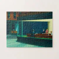 よだかは、1942年エドワード・ホッパー ジグソーパズル | Zazzle