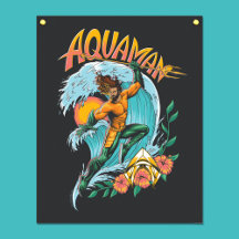 Aquaman by Ivan Reis A3 サイズのポスター サイン入り Dream E-girs 直筆サイン入りポスター 8人時代