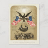 エイブラハム・リンカーン大統領のビクビー夫人への手紙 ポストカード