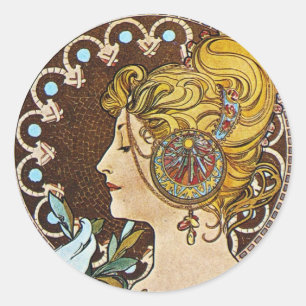 ミュシャシール | Zazzle JP