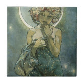 クリムト　タイルアート5 グスタフのクリムトCeramics金女性 タイル | Zazzle.co.jp
