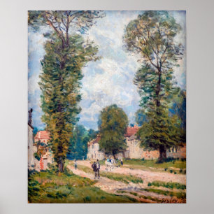 Alfred Sisley Art poster シスレー（ロイング詳細運河