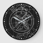 古代エジプトアート 魂の計量 古代エジプトの数字 ラージ壁時計 | Zazzle.co.jp