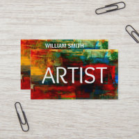 アーティスト名刺 名刺 | Zazzle.co.jp