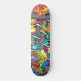 グラフィティデザイン スケートボード SECTOR9 セクターナイン スケートボード ロングスケート 36.0