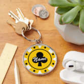 カジノのポーカー用のチップKeychain キーホルダー | Zazzle.co.jp