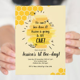 So Sweet To Bee One 1st Bee Day誕生日 招待状 | Zazzle.co.jp
