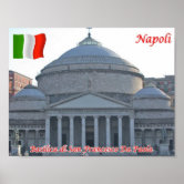 ナポリのパノラマ（イタリア） ポスター | Zazzle.co.jp