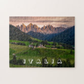 山 |ドロミテス山脈，イタリア ジグソーパズル | Zazzle.co.jp