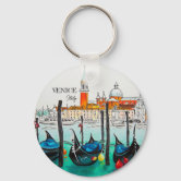 ヴェネツィアの水色 – イタリア旅行のお土産 キーホルダー | Zazzle.co.jp