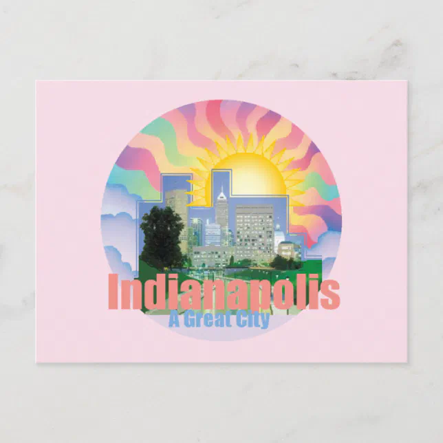 インディアナポリス葉書 ポストカード | Zazzle.co.jp