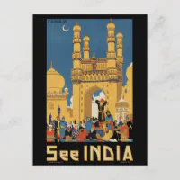 インドで使用されていたポスト インド ポストカード | Zazzle.co.jp