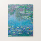 モネ – 睡蓮（ピンク） 1919絵画s ジグソーパズル | Zazzle.co.jp