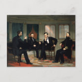 エイブラハム・リンカーン 手紙 エイブラハム・リンカーン大統領1862年の立体視 ポストカード | Zazzle