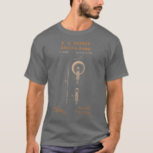 トーマス・エジソン vintage Tシャツ　80s usa Amazon | トーマス・エジソン Tシャツ 発明家 偉人 伝説 Edison