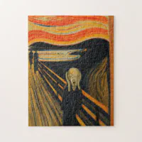エドヴァルド・ムンク-叫び ジグソーパズル | Zazzle.co.jp