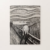 エドヴァルド・ムンク-叫び ジグソーパズル | Zazzle.co.jp