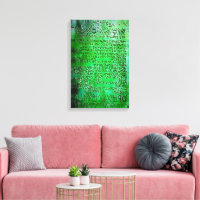 エメラルドタブレットTHOTH RA CANVAS EG キャンバスプリント | Zazzle