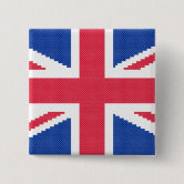 ユニオンジャック　缶バッジ　3cm 新品未使用　イギリス　国旗 ☆ユニオンジャック 缶バッジセット☆イギリスお土産 ロンドン