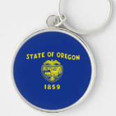 OREGON　オレゴン　アメリカ　キーホルダー　USA キーホルダー オレゴン州 メタル製
