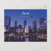 パース西オーストラリア都市景観はがき ポストカード | Zazzle.co.jp