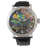 オパール石　時計　オーストラリア　オパールウォッチ腕時計(アナログ)