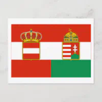 オーストリア – ハンガリー国旗（1869年～1918年） ポストカード