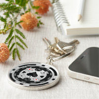 カジノのポーカー用のチップKeychain キーホルダー | Zazzle.co.jp
