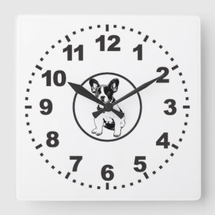 フレンチ ブルドッグ壁時計 | Zazzle JP