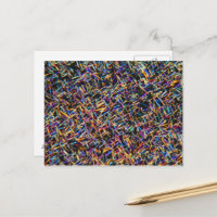 カフェイン ポストカード カフェイン結晶（顕微鏡） ポストカード | Zazzle.co.jp