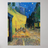 the cafe terrace on the place...Vincent van Gogh ポスター | Zazzle