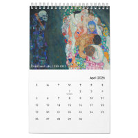 カレンダー(Gustavクリムト) カレンダー | Zazzle.co.jp