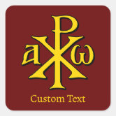 キリスト記号PX ラウンドシール | Zazzle.co.jp