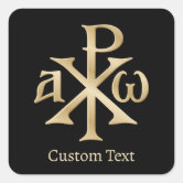キリスト記号PX ラウンドシール | Zazzle.co.jp