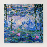 モネ – 睡蓮（ピンク） 1919絵画s ジグソーパズル | Zazzle.co.jp